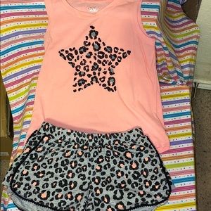Justice size 8 matching set